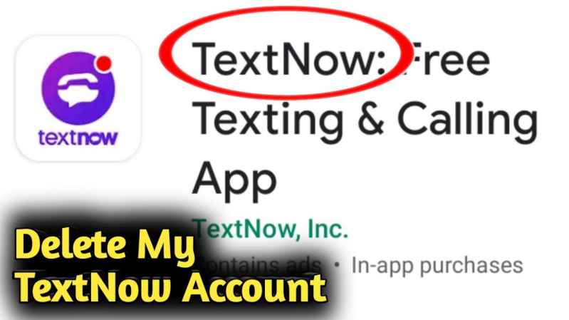 How To Delete Textnow Account