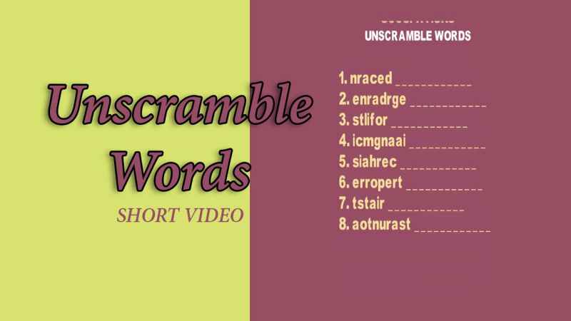 unscramble words finder