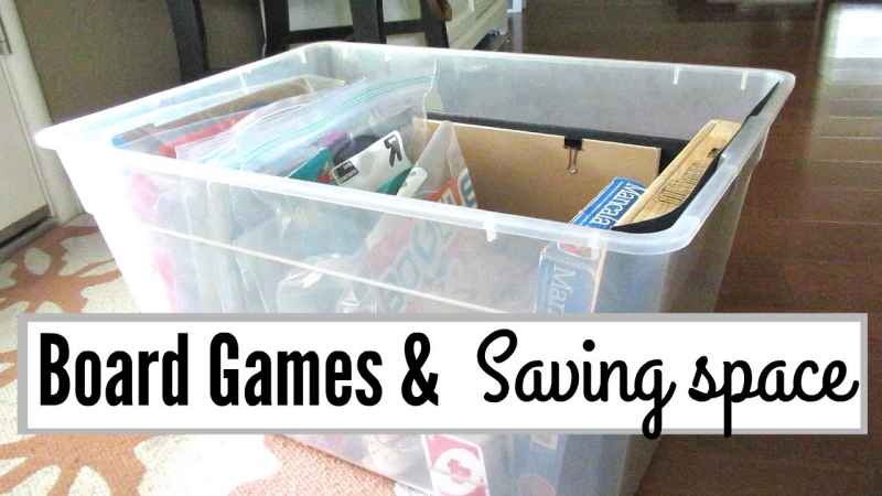 how to store board games